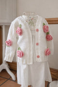 White Rose Cardigan