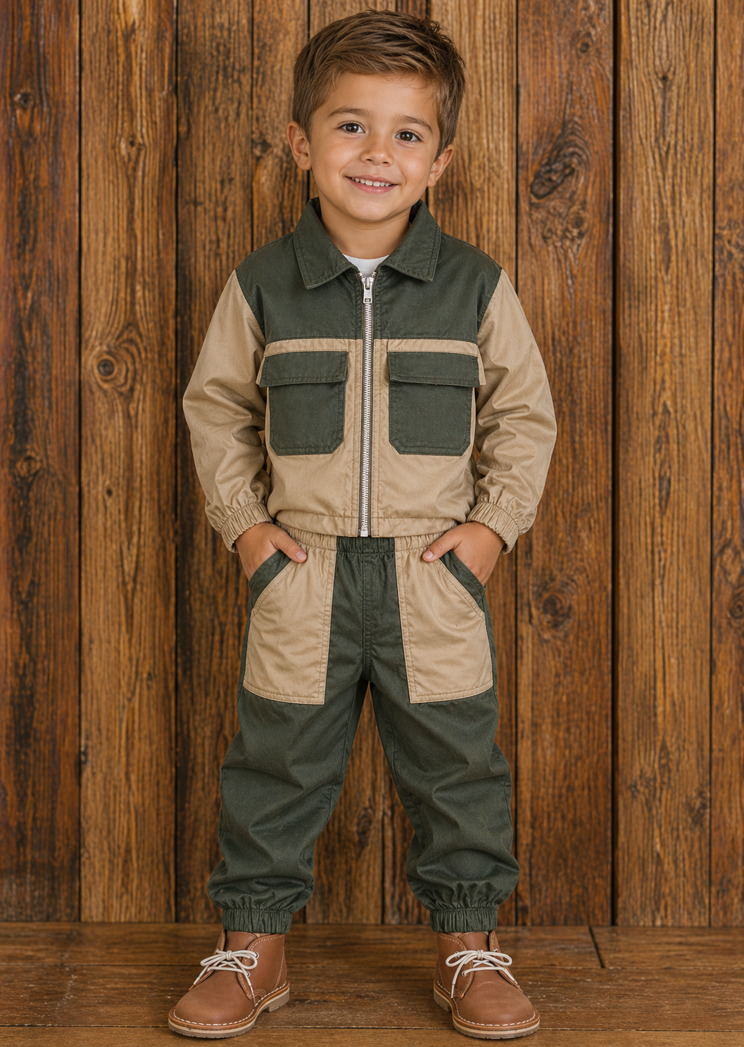 2 Tone Overall boys