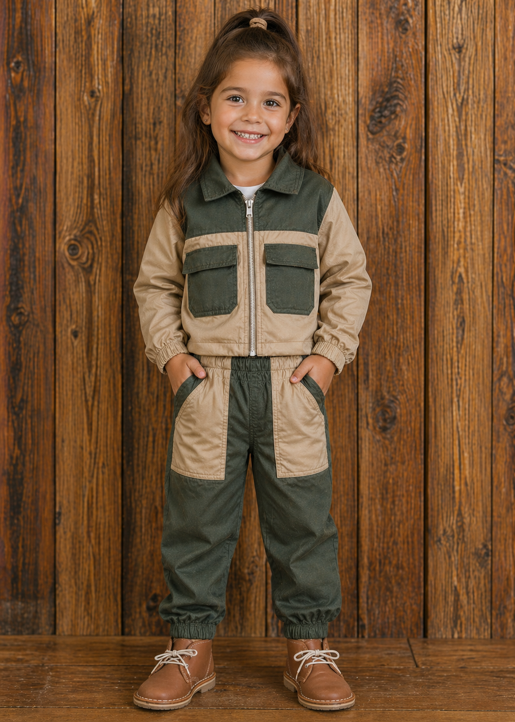 2 Tone Overall - Girls