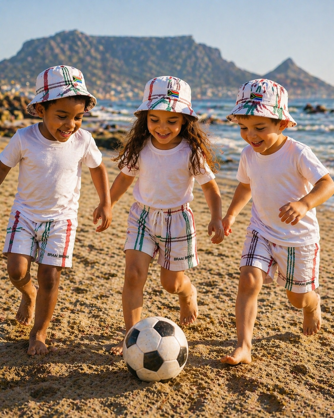 Kids - Proudly South African Short Sleeved Braaibroek